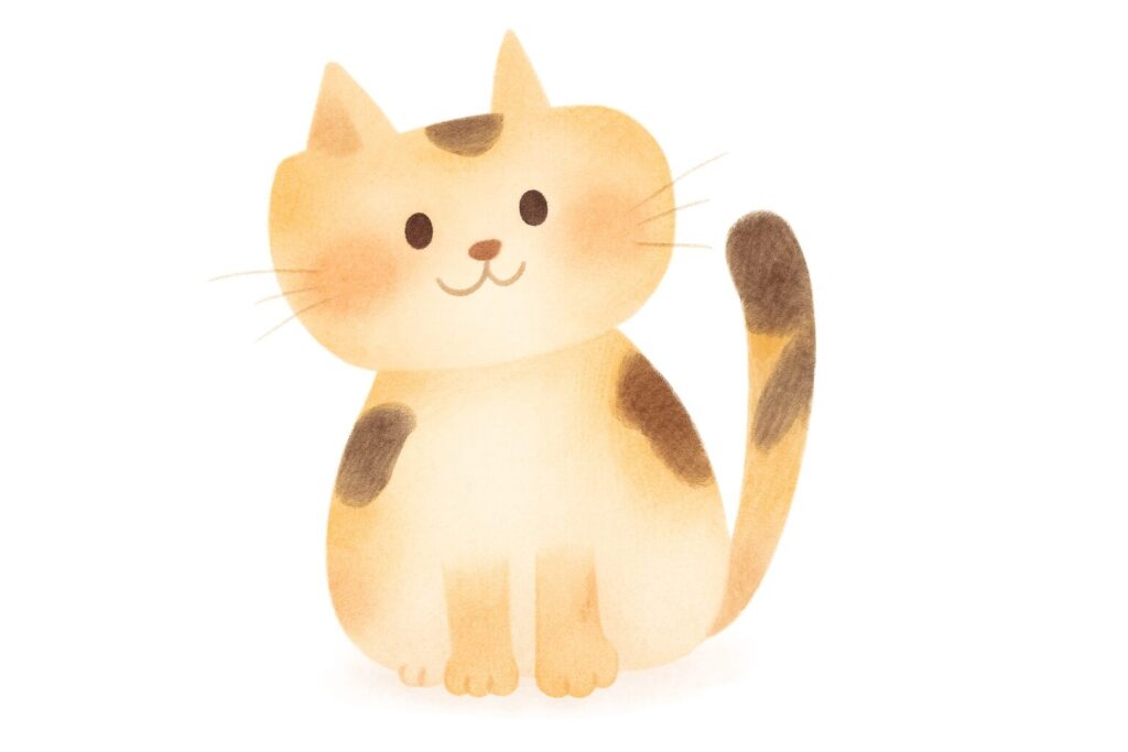 ChatGPTが生成した猫のイラスト